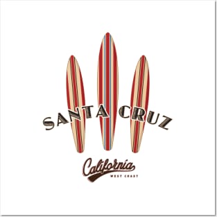 Surf City Santa Cruz Logo Pack Sticker 3 Surfboards fan Litee Posters and Art